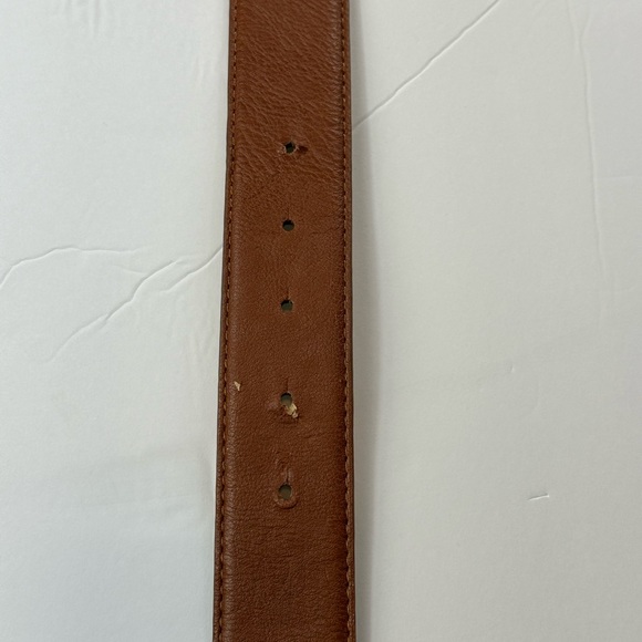 Express Synthetic Leather Belts Set of 2 Brown/Black Leather Size M - Picture 8 of 9